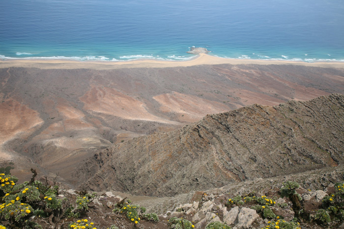 Fuerteventura, Pico de La Zarza, Blick El Islote - mittelmeer-reise-und-meer.de