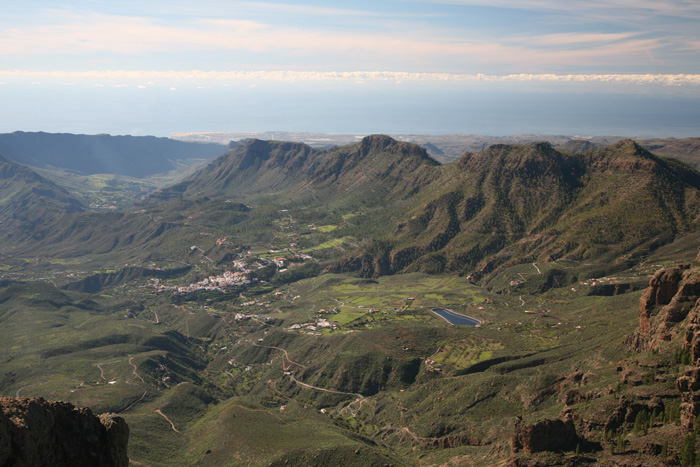 Gran Canaria, Pico de las Nieves, Blick nach Süden, San Bertolome - mittelmeer-reise-und-meer.de