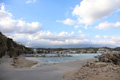 Panorama vom Almyrida Beach, Almyrida, Kreta