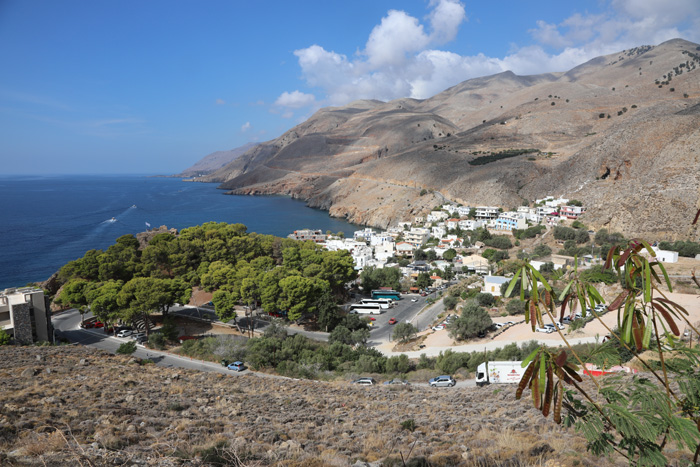 Kreta, Chora Sfakion, Panorama oberhalb des Ortes - mittelmeer-reise-und-meer.de