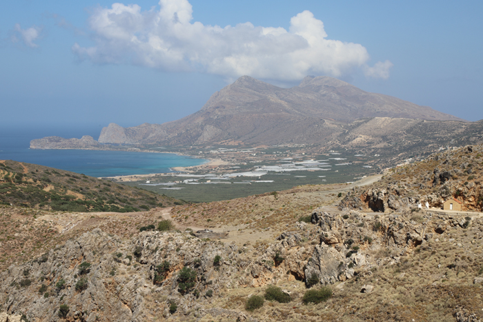 Kreta, Falasanara, Blick von der Epar. Od. Kastelliou-Kefaliou - mittelmeer-reise-und-meer.de