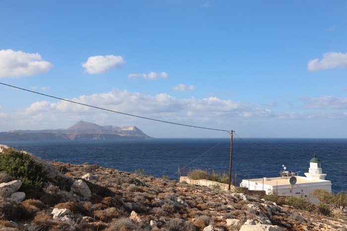 Kreta, Plaka, Leuchtturm mit Blick auf die Akrotiri-Halbinsel - mittelmeer-reise-und-meer.de