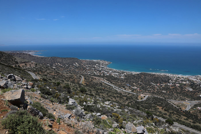 Kreta, Aussichtspunkt über Malia, Panorama über Stalis und Chersonisos - mittelmeer-reise-und-meer.de