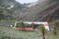 Taguluche, Blick über den kleinen Friedhof oberhalb, La Gomera