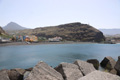 Puerto de Tazacorte, Blick von der Mole auf die Playa, La Palma