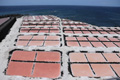 Salinas de Fuencaliente, Salzbecken, rosa bzw. rote Färbung, La Palma