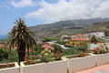 Tazacorte, Promenade, Blick auf das Tal, La Palma