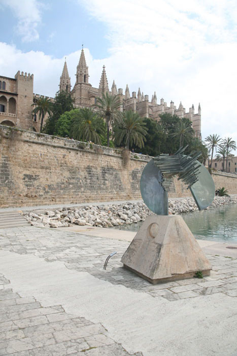 Mallorca, Palma de Mallorca, Kathedrale, Blick von der Avinguda de Antoni Maura - mittelmeer-reise-und-meer.de