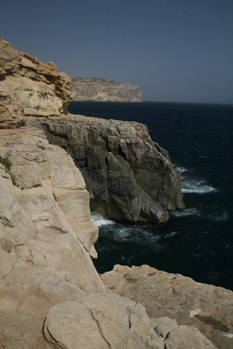Malta, Blaue Grotte, Steilküste 2 - mittelmeer-reise-und-meer.de