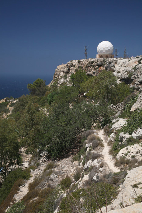 Malta, Dingli, Klippe, Dingli-Radar-Station - mittelmeer-reise-und-meer.de