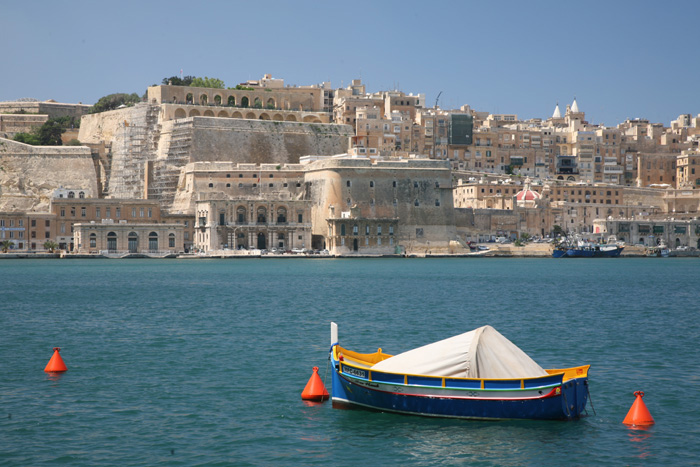 Malta, Senglea, 3 Cities, Blick Valletta, Upper Barrakka Gardens - mittelmeer-reise-und-meer.de