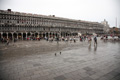 Piazza San Marco, Markusplatz, Der Markusplatz bei Regen, Venedig