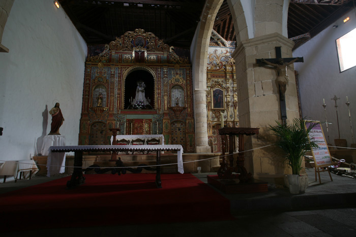 Fuerteventura, Pajara, Altare der Kirche Kirche Nuestra Señora de Regla - mittelmeer-reise-und-meer.de