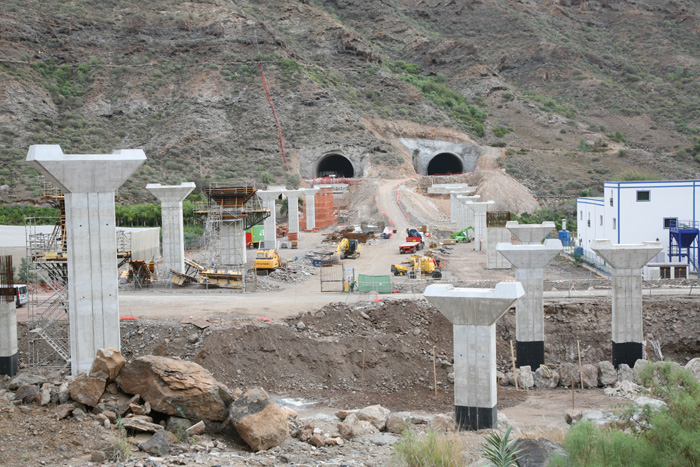 Gran Canaria, GC-200, Tunnel zur GC-1, derzeit noch eine Baustelle - mittelmeer-reise-und-meer.de