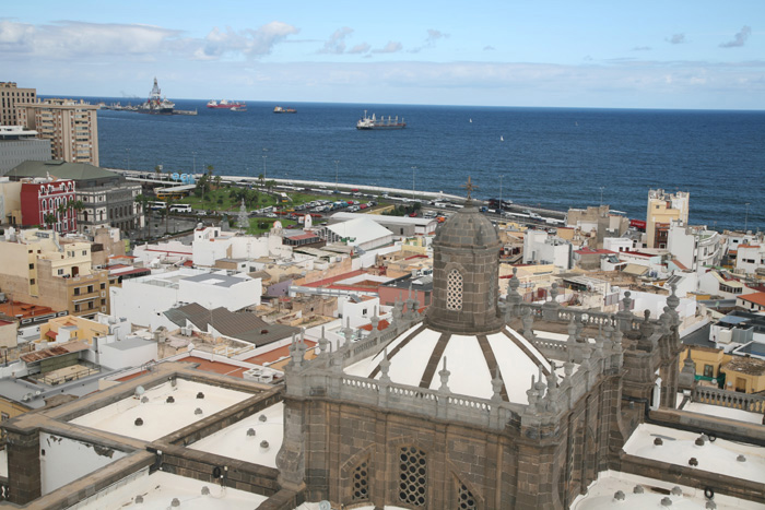 Gran Canaria, Las Palmas, Kathedrale Santa Ana, Blick Richtung Osten - mittelmeer-reise-und-meer.de