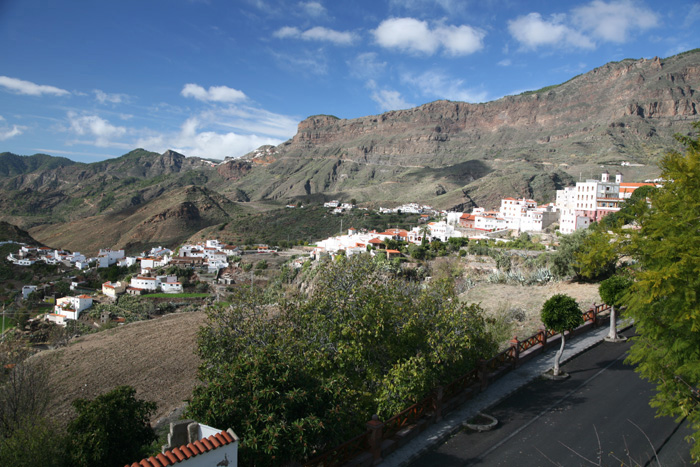 Gran Canaria, Tejeda, Panorama Calle Doctor Domingo Hernández Guerra - mittelmeer-reise-und-meer.de