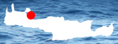 Standort: Kreta, Almyrida, Blick vom Almyrida Village