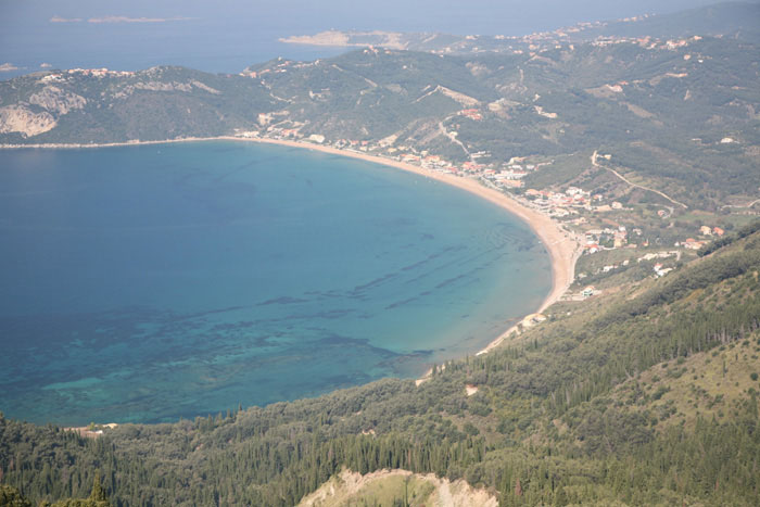 Korfu, Sinarades, Pelekas, Agios Georgios Bay, zwischen Pelekas und Palaiokas - mittelmeer-reise-und-meer.de
