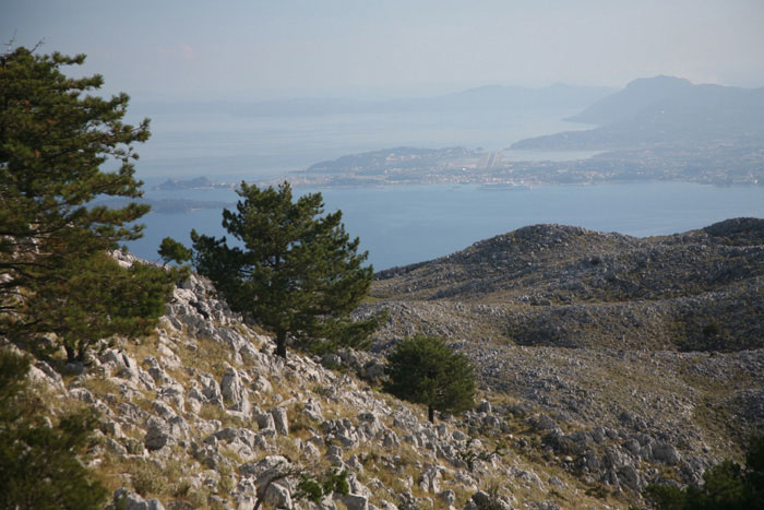 Korfu, Pantokrator, höchster Berg auf Korfu, Blick auf Korfu-Stadt - mittelmeer-reise-und-meer.de