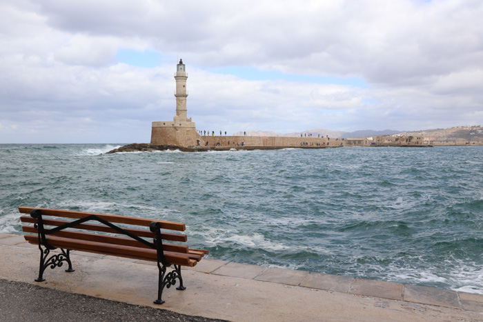 Kreta, Chania, Leuchtturm Hafen Chania - mittelmeer-reise-und-meer.de