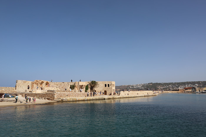 Kreta, Chania, Aussichtspunkt Mole, Wachhaus Venetianischer Hafen - mittelmeer-reise-und-meer.de