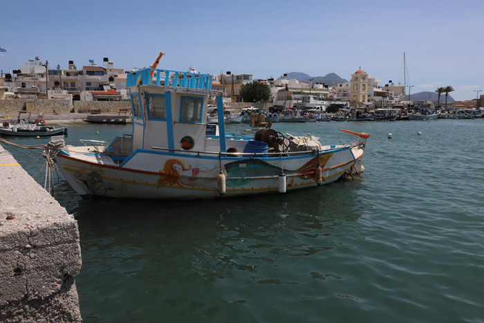 Kreta, Ierapetra, Blick auf den Fischereihafen - mittelmeer-reise-und-meer.de
