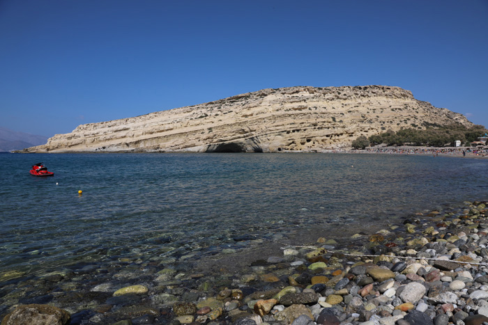 Kreta, Matala, Bucht und die Felsenhöhlen - mittelmeer-reise-und-meer.de