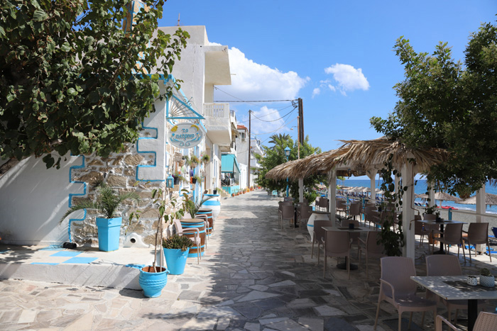 Kreta, Mirtos, Fotos (2), Restaurants an der Strand-Promenade - mittelmeer-reise-und-meer.de