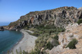 Panorama vom Wanderweg Dionyssos, Preveli Beach, Kreta