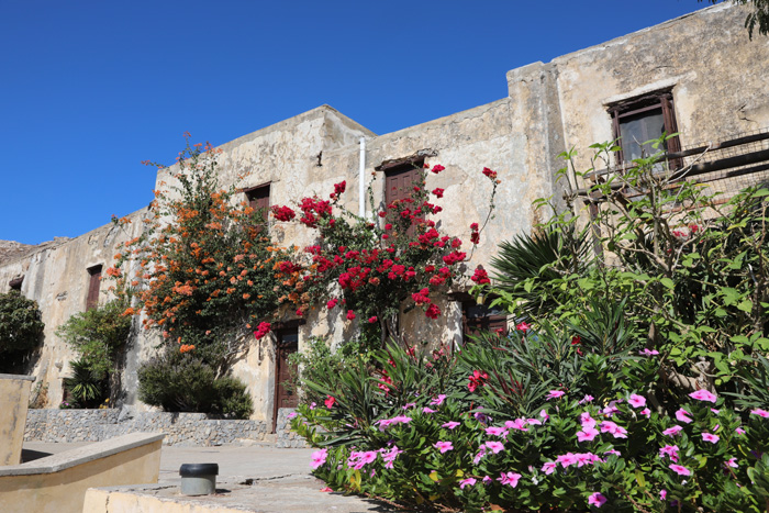 Kreta, Kloster Preveli, Mönchsunterkünfte - mittelmeer-reise-und-meer.de