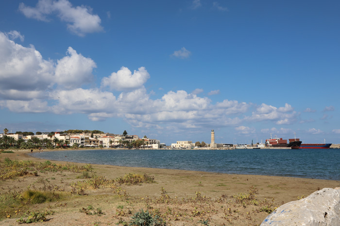 Kreta, Rethymno, Eleftheríou Venizélou Blick Hafen und Altstadt - mittelmeer-reise-und-meer.de