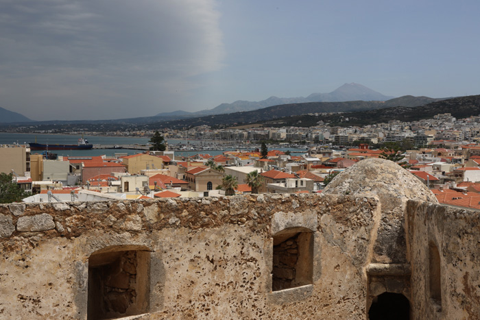 Kreta, Rethymno, Fortezza (Zitadelle) Blick Hafen - mittelmeer-reise-und-meer.de