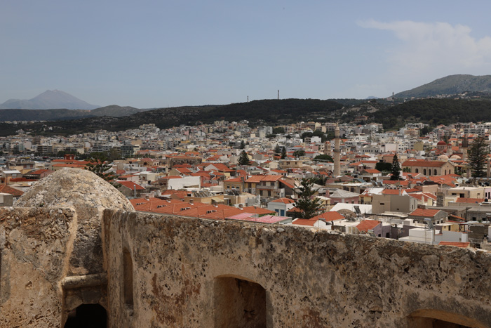 Kreta, Rethymno, Fortezza (Zitadelle) Blick Zentrum - mittelmeer-reise-und-meer.de