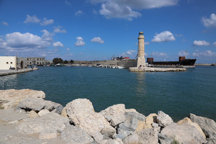 Kreta, Rethymno, Venezianischer Hafen, Leuchtturm - mittelmeer-reise-und-meer.de