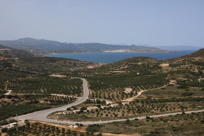 Kreta, Sitia, Blick von der Epar.Od. Monis Toplous - Vai - mittelmeer-reise-und-meer.de