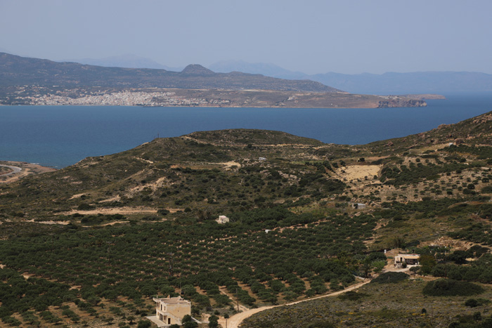 Kreta, Sitia, Blick von der Epar.Od. Monis Toplous - Vai - mittelmeer-reise-und-meer.de
