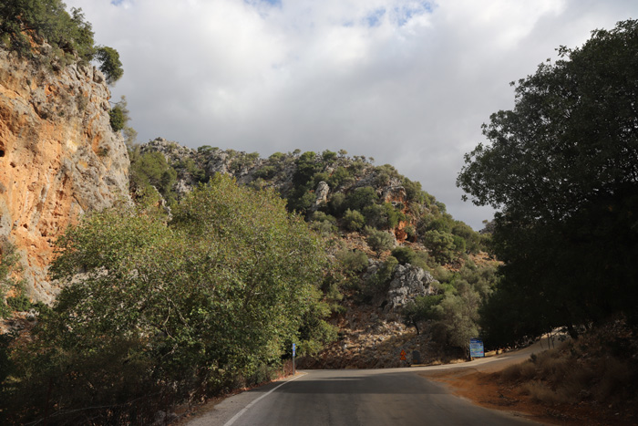 Kreta, Therisos-Schlucht, Zufahrt von Theriso bzw. Panagia - mittelmeer-reise-und-meer.de