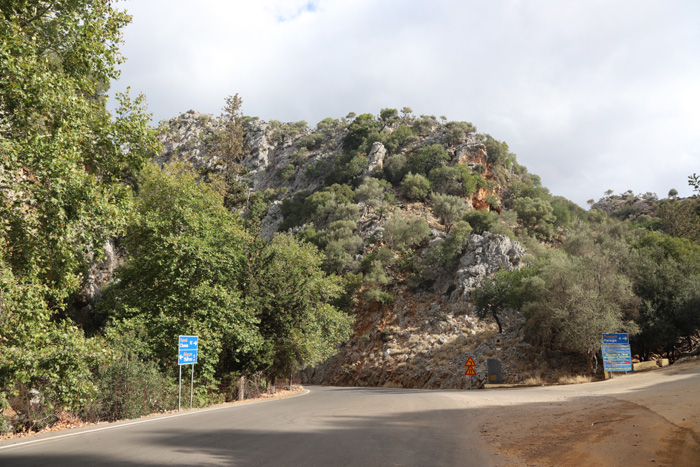 Kreta, Therisos-Schlucht, Zufahrt von Theriso bzw. Panagia - mittelmeer-reise-und-meer.de