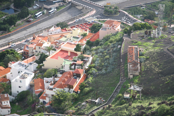 La Gomera, La Calera, Valle Gran Rey, Blick von oben - mittelmeer-reise-und-meer.de