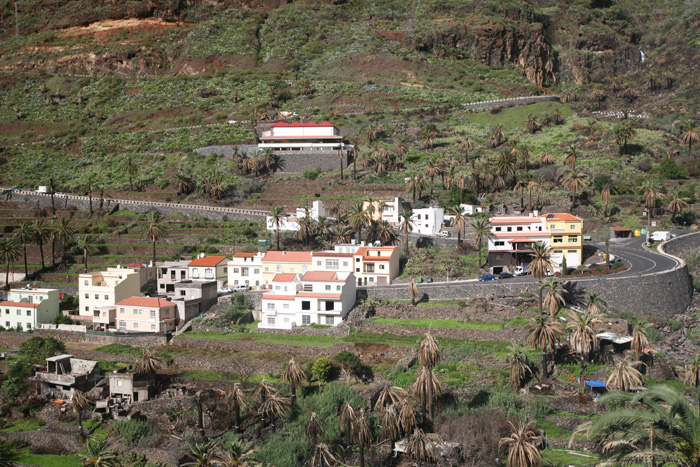 La Gomera, Valle Gran Rey,  El Retamal, Blick von Los Descansaderos - mittelmeer-reise-und-meer.de