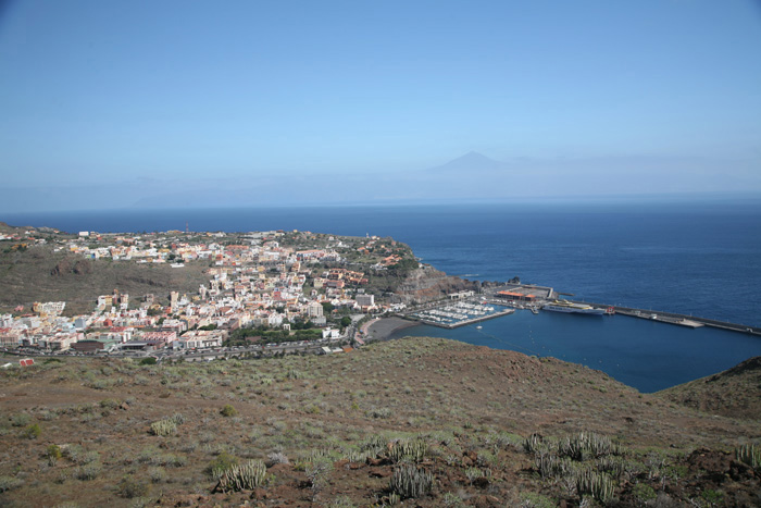 La Gomera, San Sebastian de La Gomera, Panorama vom Mirador El Santo - mittelmeer-reise-und-meer.de