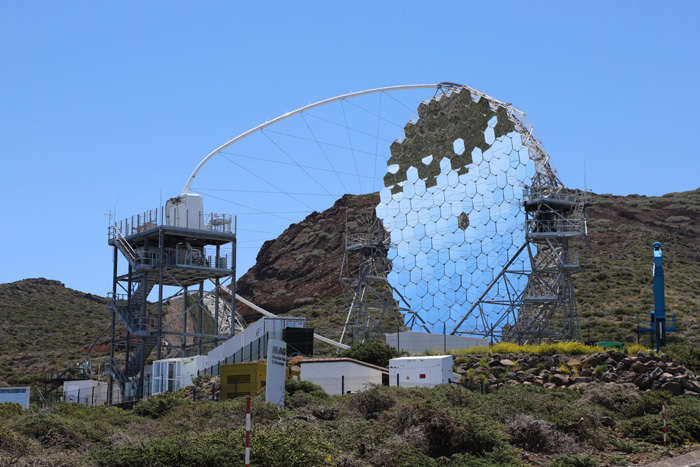 La Palma, Roque de los Muchachos, Observatorium, LST-1 Teleskop - mittelmeer-reise-und-meer.de