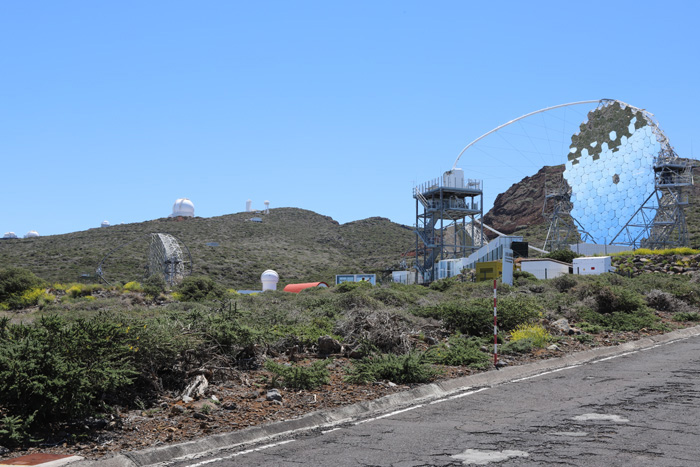 La Palma, Roque de los Muchachos, Observatorium, LST-1 Teleskop - mittelmeer-reise-und-meer.de