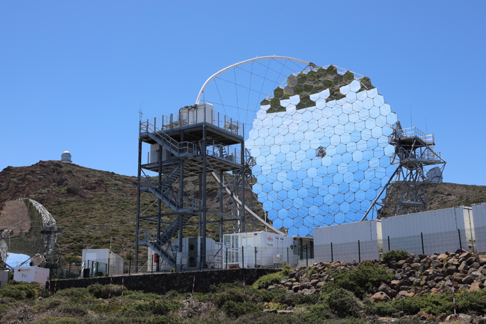 La Palma, Roque de los Muchachos, Observatorium, LST-1 Teleskop - mittelmeer-reise-und-meer.de