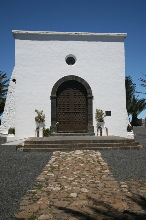 Lanzarote, Ermita de las Nieves, Eingang - mittelmeer-reise-und-meer.de