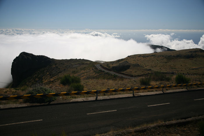 Madeira, Pico de Arieiro, Zufahrt von Paso de Poiso - mittelmeer-reise-und-meer.de