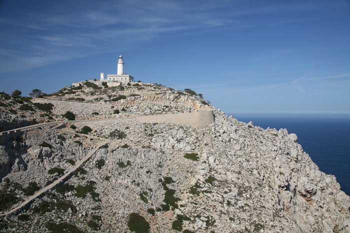 Mallorca, Cap de Formentor, Anfahrt, Blick auf den Leuchtturm - mittelmeer-reise-und-meer.de