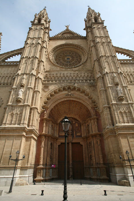 Mallorca, Palma de Mallorca, Kathedrale, Eingangsportal - mittelmeer-reise-und-meer.de