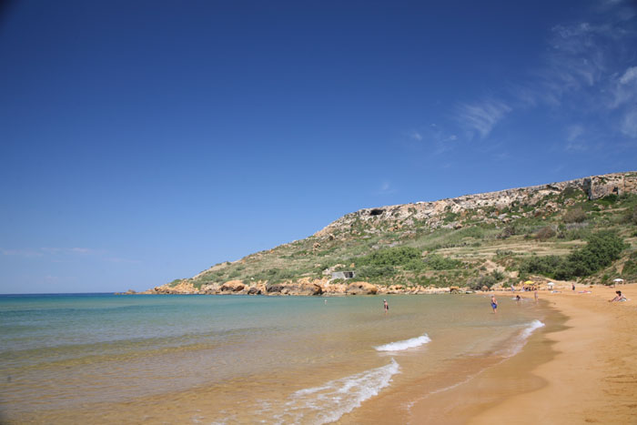 Malta, Ramla-Bay, Gozo, Strand, Westlicher Teil - mittelmeer-reise-und-meer.de