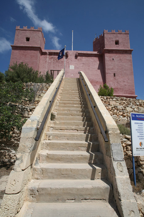 Malta, St. Agatha´s Tower, The Red Tower, Aufstieg - mittelmeer-reise-und-meer.de